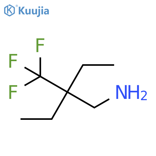 3-(aminomethyl)-3-(trifluoromethyl)pentane structure