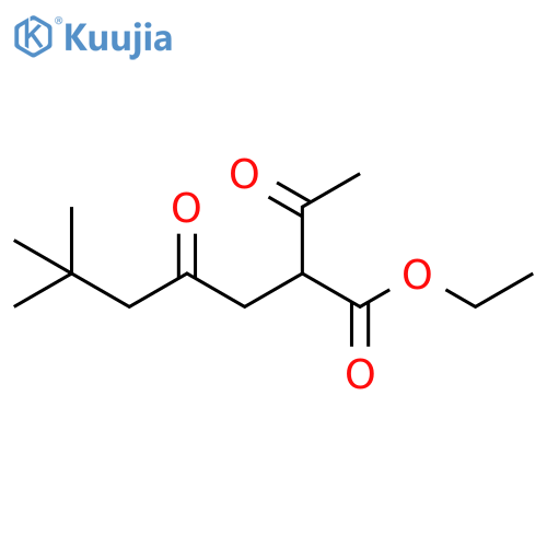 ethyl 2-acetyl-6,6-dimethyl-4-oxoheptanoate structure