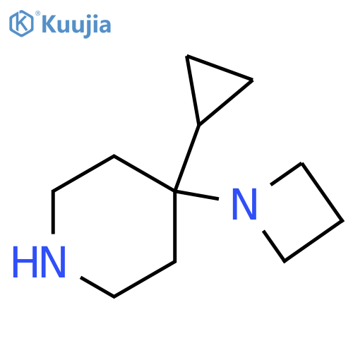 4-(azetidin-1-yl)-4-cyclopropylpiperidine structure