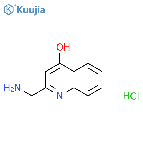 2-(aminomethyl)quinolin-4-ol dihydrochloride structure