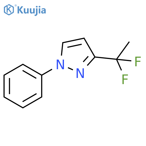 3-(1,1-difluoroethyl)-1-phenyl-1H-pyrazole structure