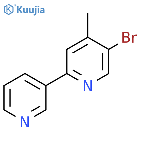 5-Bromo-4-methyl-2-(pyridin-3-yl)pyridine structure