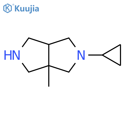 2-cyclopropyl-3a-methyl-octahydropyrrolo3,4-cpyrrole structure
