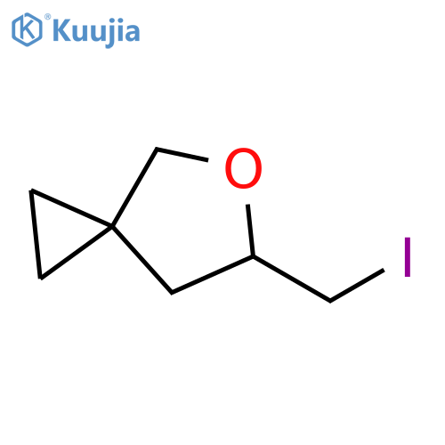 6-(iodomethyl)-5-oxaspiro2.4heptane structure
