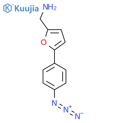 5-(4-azidophenyl)furan-2-ylmethanamine structure