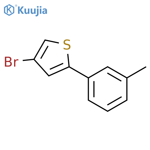 4-bromo-2-(3-methylphenyl)thiophene structure