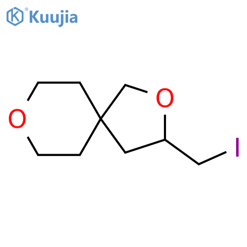 3-(Iodomethyl)-2,8-dioxaspiro4.5decane structure