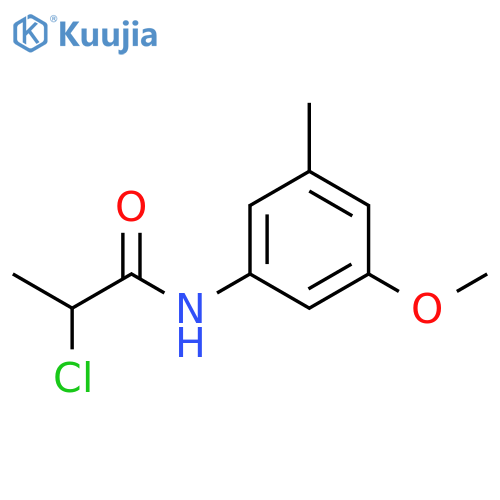 2-chloro-N-(3-methoxy-5-methylphenyl)propanamide structure