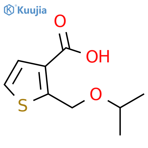 2-(propan-2-yloxy)methylthiophene-3-carboxylic acid structure