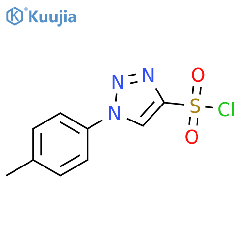 1-(4-methylphenyl)-1H-1,2,3-triazole-4-sulfonyl chloride structure