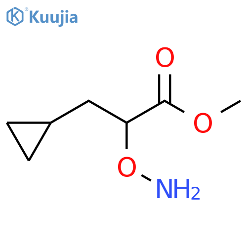 methyl 2-(aminooxy)-3-cyclopropylpropanoate structure