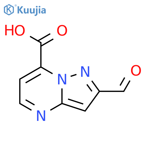 2-formylpyrazolo1,5-apyrimidine-7-carboxylic acid structure
