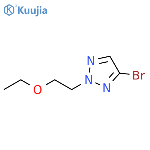 4-bromo-2-(2-ethoxyethyl)-2H-1,2,3-triazole structure