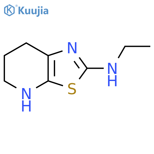 N-ethyl-4H,5H,6H,7H-1,3thiazolo5,4-bpyridin-2-amine structure