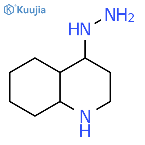 4-hydrazinyl-decahydroquinoline structure