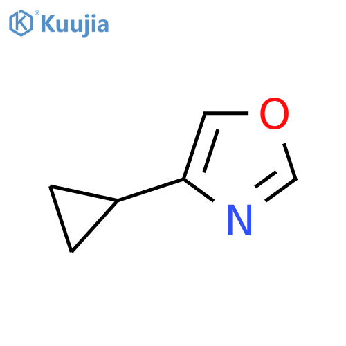 4-Cyclopropyl-1,3-oxazole structure