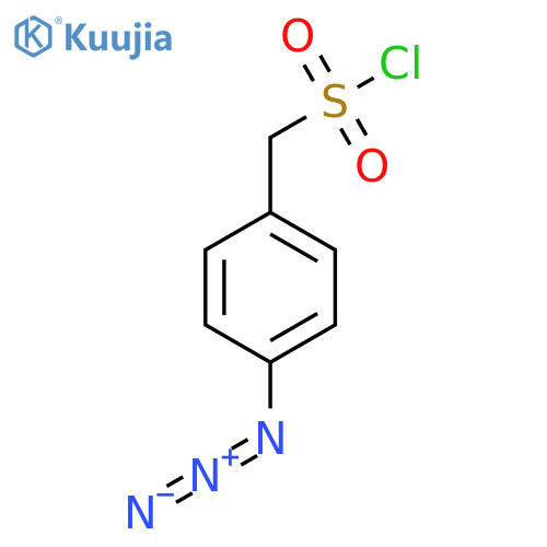 (4-Azidophenyl)methanesulfonyl chloride structure