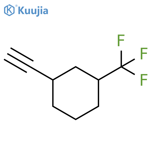 1-ethynyl-3-(trifluoromethyl)cyclohexane structure