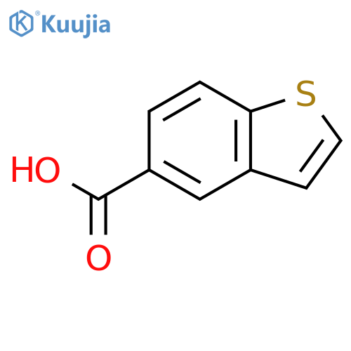 1-benzothiophene-5-carboxylic acid structure