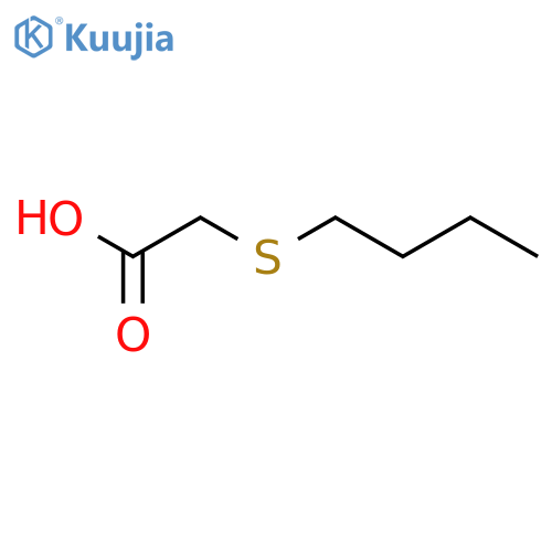 2-(butylsulfanyl)acetic acid structure