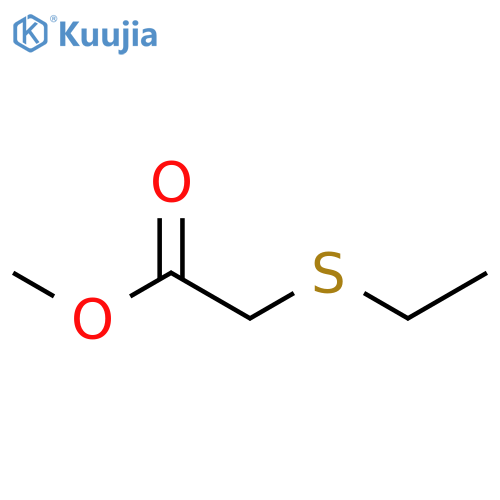 Acetic acid, (ethylthio)-, methyl ester structure