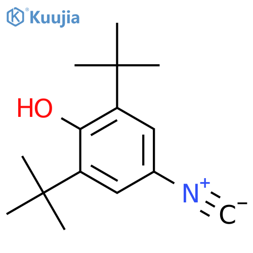 3,5-Di-tert-butyl -4-hydroxyphenyl isocyanide structure