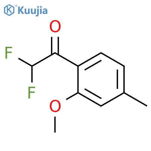 2,2-difluoro-1-(2-methoxy-4-methylphenyl)ethan-1-one structure