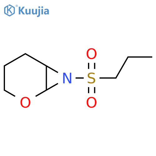 7-(propane-1-sulfonyl)-2-oxa-7-azabicyclo4.1.0heptane structure