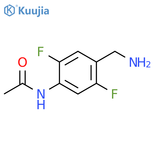 N-4-(aminomethyl)-2,5-difluorophenylacetamide structure