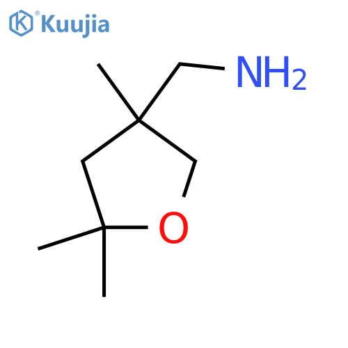 (3,5,5-Trimethyloxolan-3-yl)methanamine structure