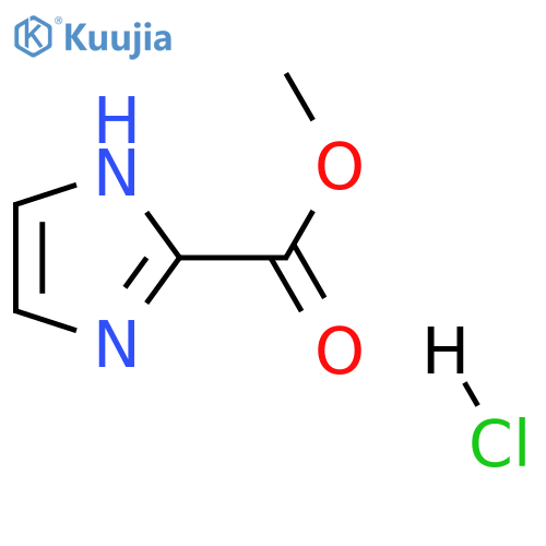 methyl 1H-imidazole-2-carboxylate hydrochloride structure