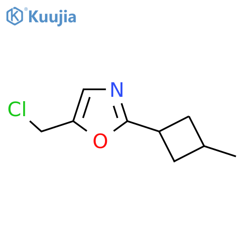 5-(Chloromethyl)-2-(3-methylcyclobutyl)-1,3-oxazole structure