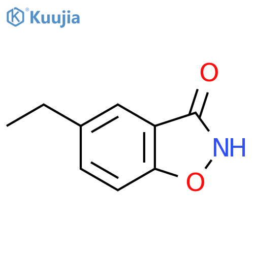 5-Ethyl-1,2-benzoxazol-3-ol structure