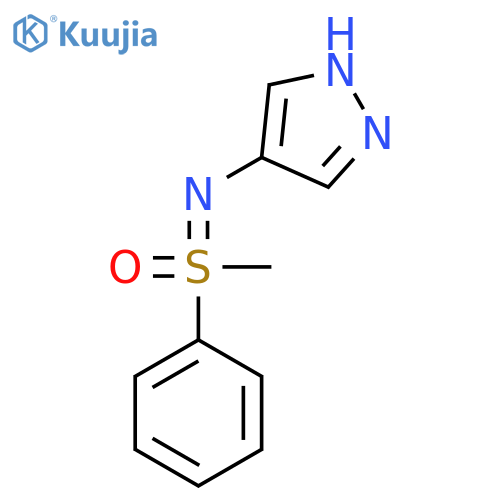 methyl(phenyl)(1H-pyrazol-4-yl)imino-lambda6-sulfanone structure