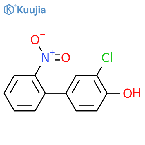 2-Chloro-4-(2-nitrophenyl)phenol structure