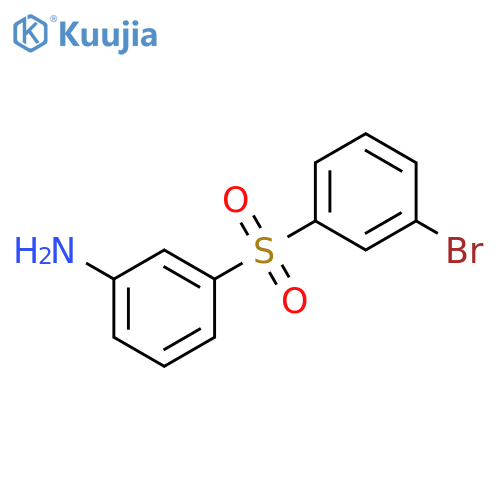 3-(3-bromobenzenesulfonyl)aniline structure