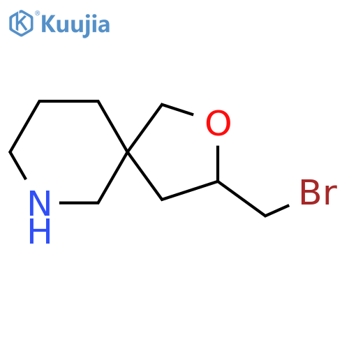 3-(bromomethyl)-2-oxa-7-azaspiro4.5decane structure