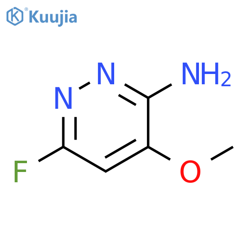 6-Fluoro-4-methoxypyridazin-3-amine structure