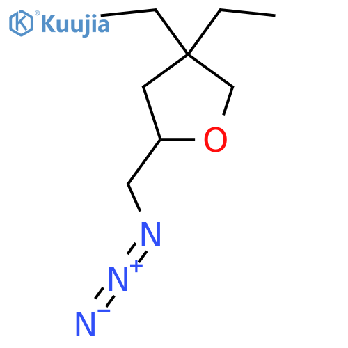 2-(Azidomethyl)-4,4-diethyloxolane structure