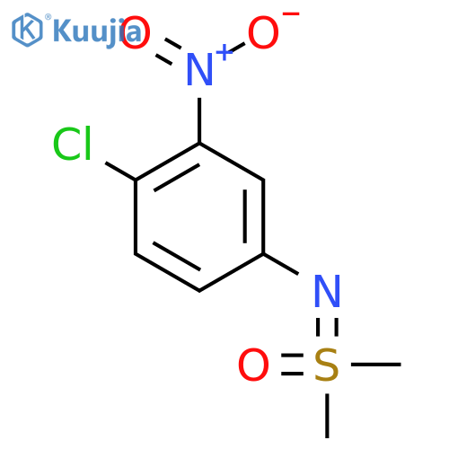 (4-chloro-3-nitrophenyl)iminodimethyl-lambda6-sulfanone structure