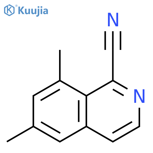 6,8-Dimethylisoquinoline-1-carbonitrile structure