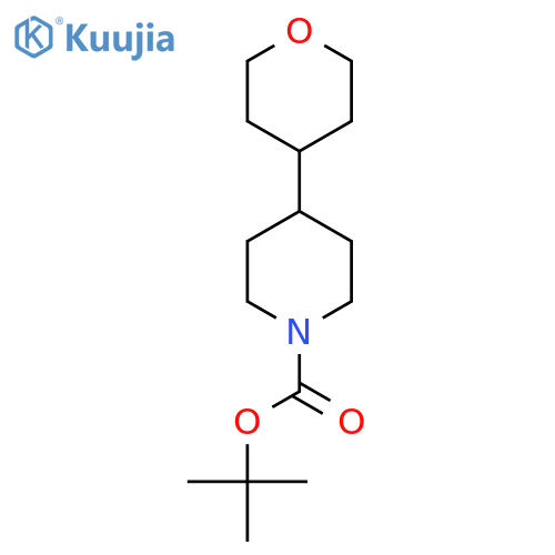 tert-Butyl 4-(oxan-4-yl)piperidine-1-carboxylate structure