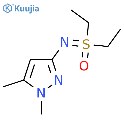(1,5-dimethyl-1H-pyrazol-3-yl)iminodiethyl-lambda6-sulfanone structure