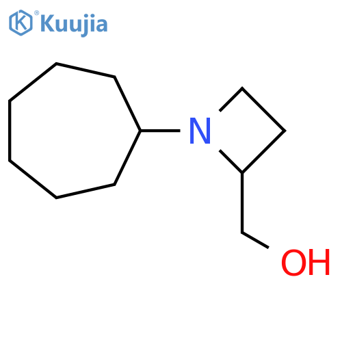 (1-Cycloheptylazetidin-2-yl)methanol structure