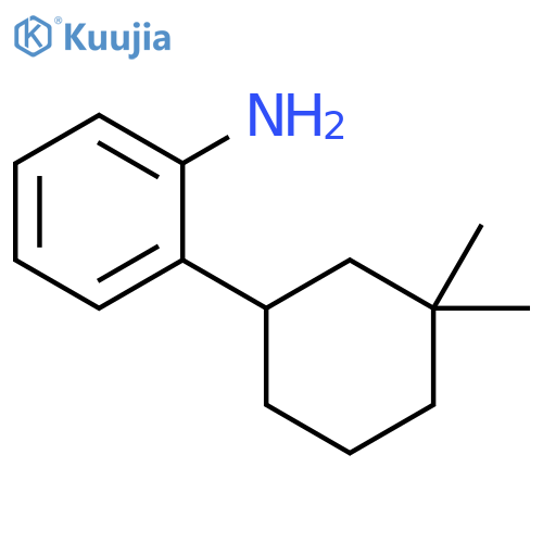 2-(3,3-dimethylcyclohexyl)aniline structure