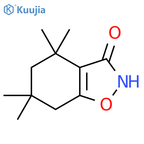 4,4,6,6-tetramethyl-4,5,6,7-tetrahydro-1,2-benzoxazol-3-ol structure