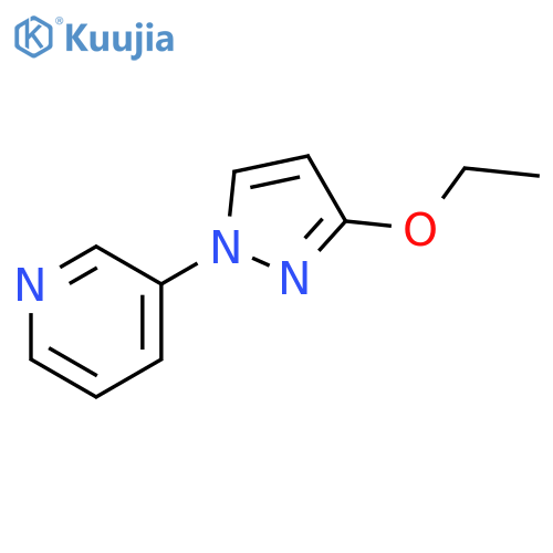 3-(3-ethoxy-1H-pyrazol-1-yl)pyridine structure