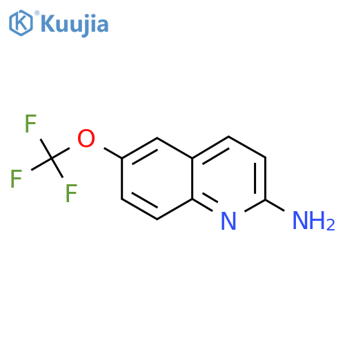6-(Trifluoromethoxy)quinolin-2-amine structure