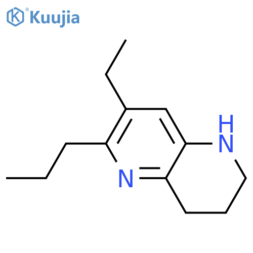 7-ethyl-6-propyl-1,2,3,4-tetrahydro-1,5-naphthyridine structure