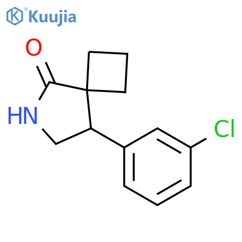 8-(3-chlorophenyl)-6-azaspiro3.4octan-5-one structure